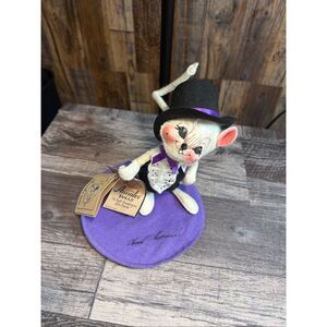 Annalee “Celebrate 2000” Mouse – Tuxedo Top Hat – Vintage Collectible Doll